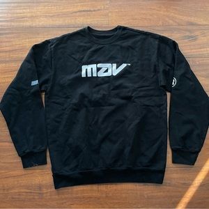 NEW MAVERICK MAV 1 BLACK CREWNECK SWEATSHIRT SZ MEDIUM M